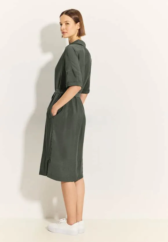 144019 - Shirt Dress - Khaki Green - Cecil