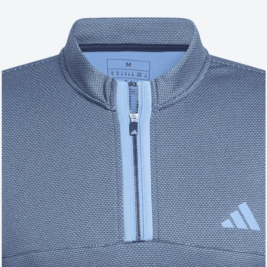 Adidas 2023 Microdot 1/4 Zip Golf Pullover - Navy