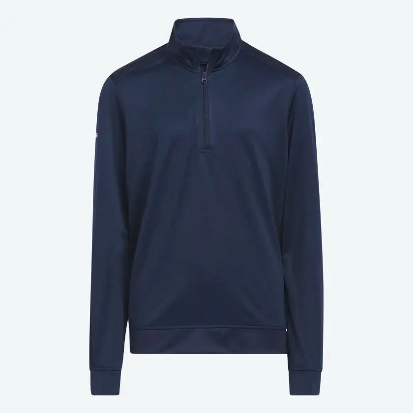 Adidas Boys Heather Quarter Zip Pullover HS3078