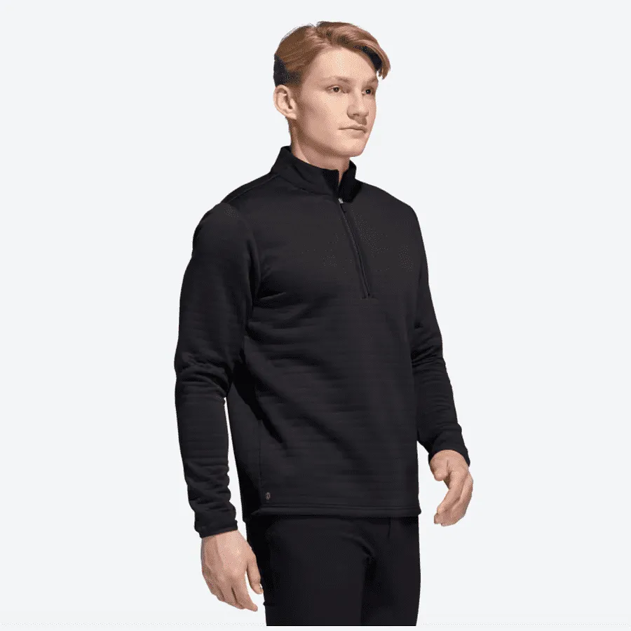 Adidas (DWR) Water Repellent 1/4 Zip Pullover - Black