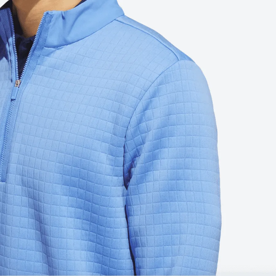 Adidas (DWR) Water Repellent 1/4 Zip Pullover - Blue