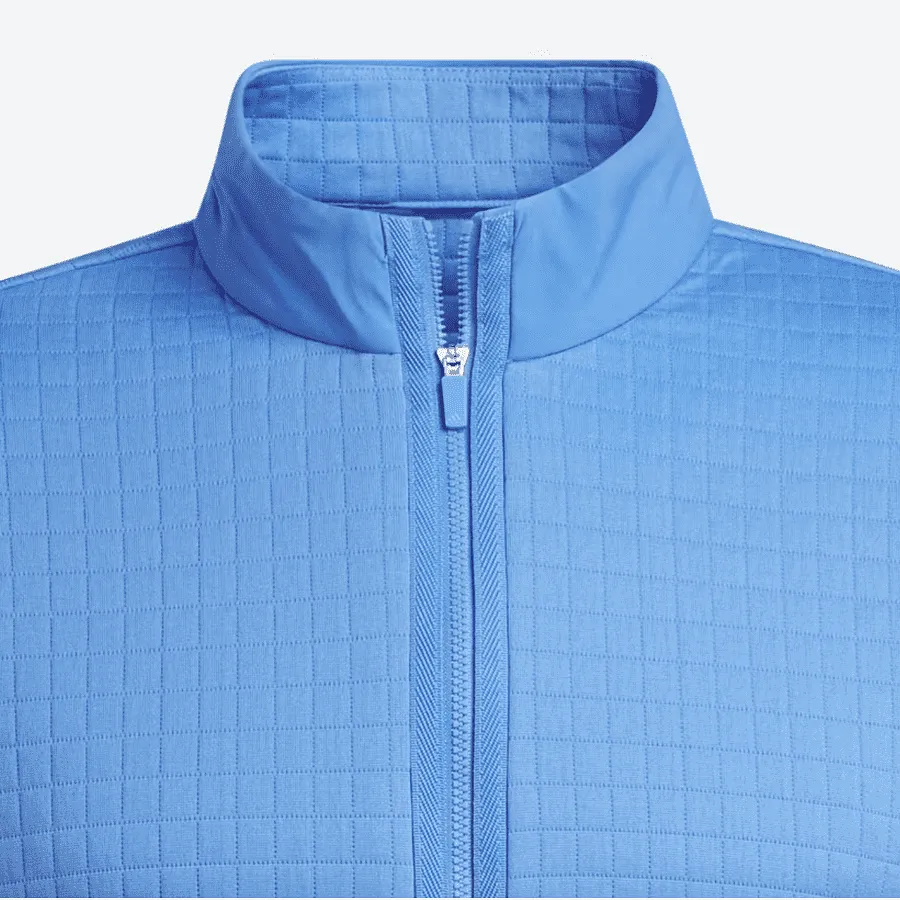 Adidas (DWR) Water Repellent 1/4 Zip Pullover - Blue