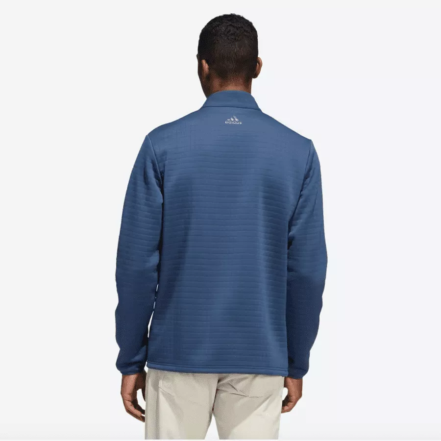 Adidas (DWR) Water Repellent 1/4 Zip Pullover - Navy