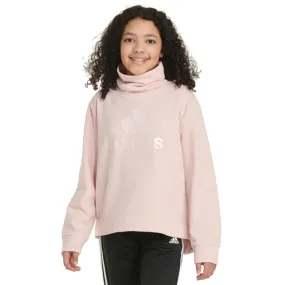 adidas Girl's Mock Neck Pullover