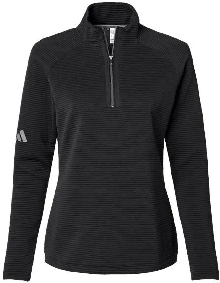 Adidas Ladies Spacer Quarter-Zip Pullover