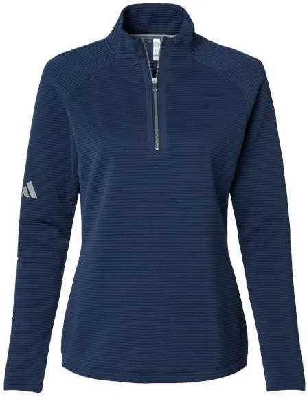 Adidas Ladies Spacer Quarter-Zip Pullover