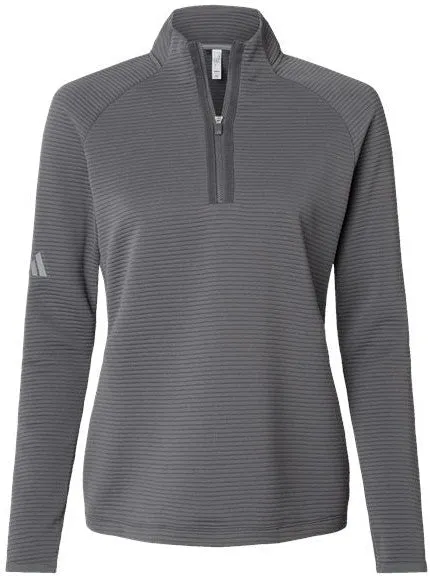 Adidas Ladies Spacer Quarter-Zip Pullover