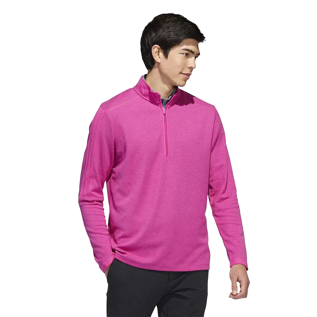 adidas - Men's 3-Stripes Quarter Zip Golf Pullover (HR9064)