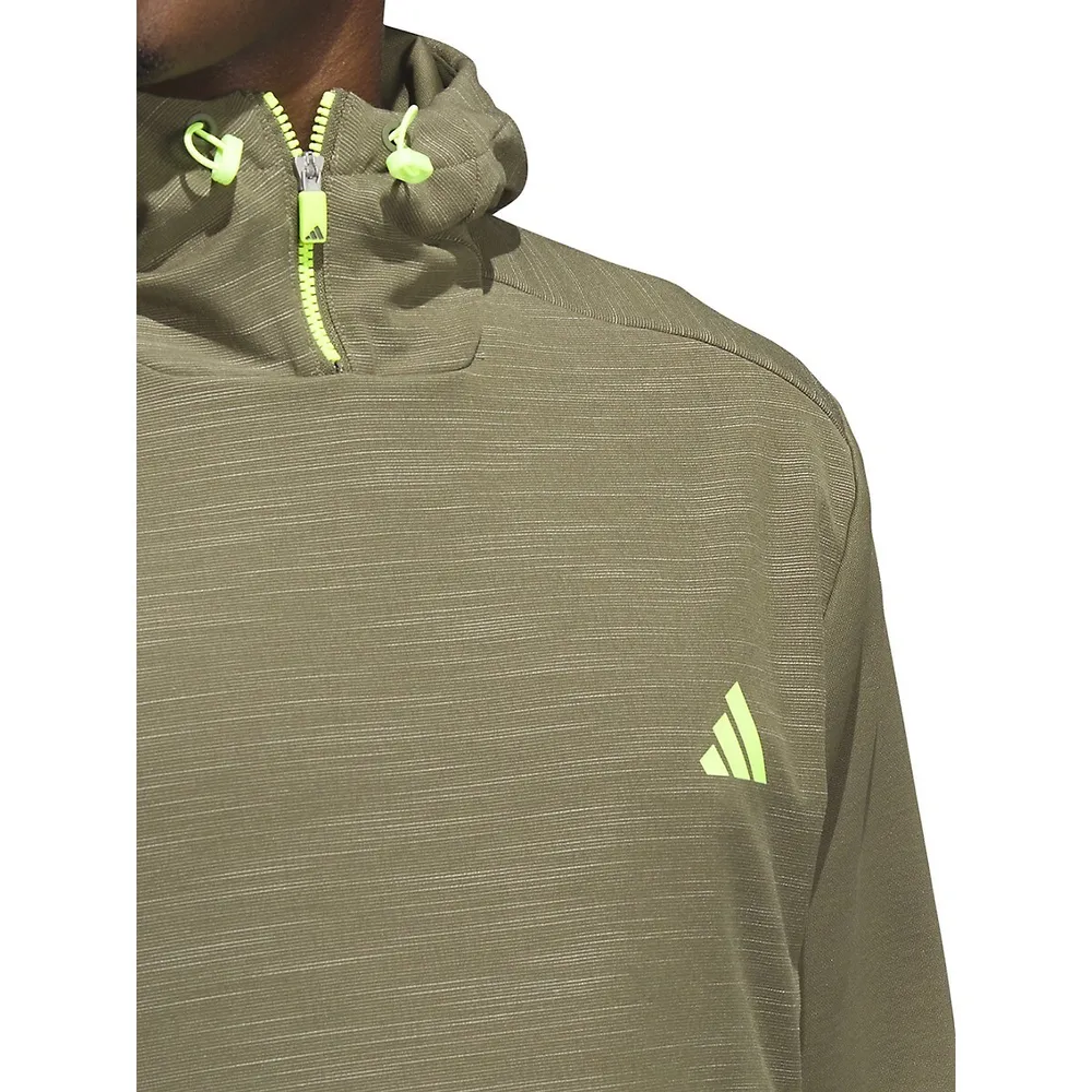 adidas Textured Hooded Pullover Anorak