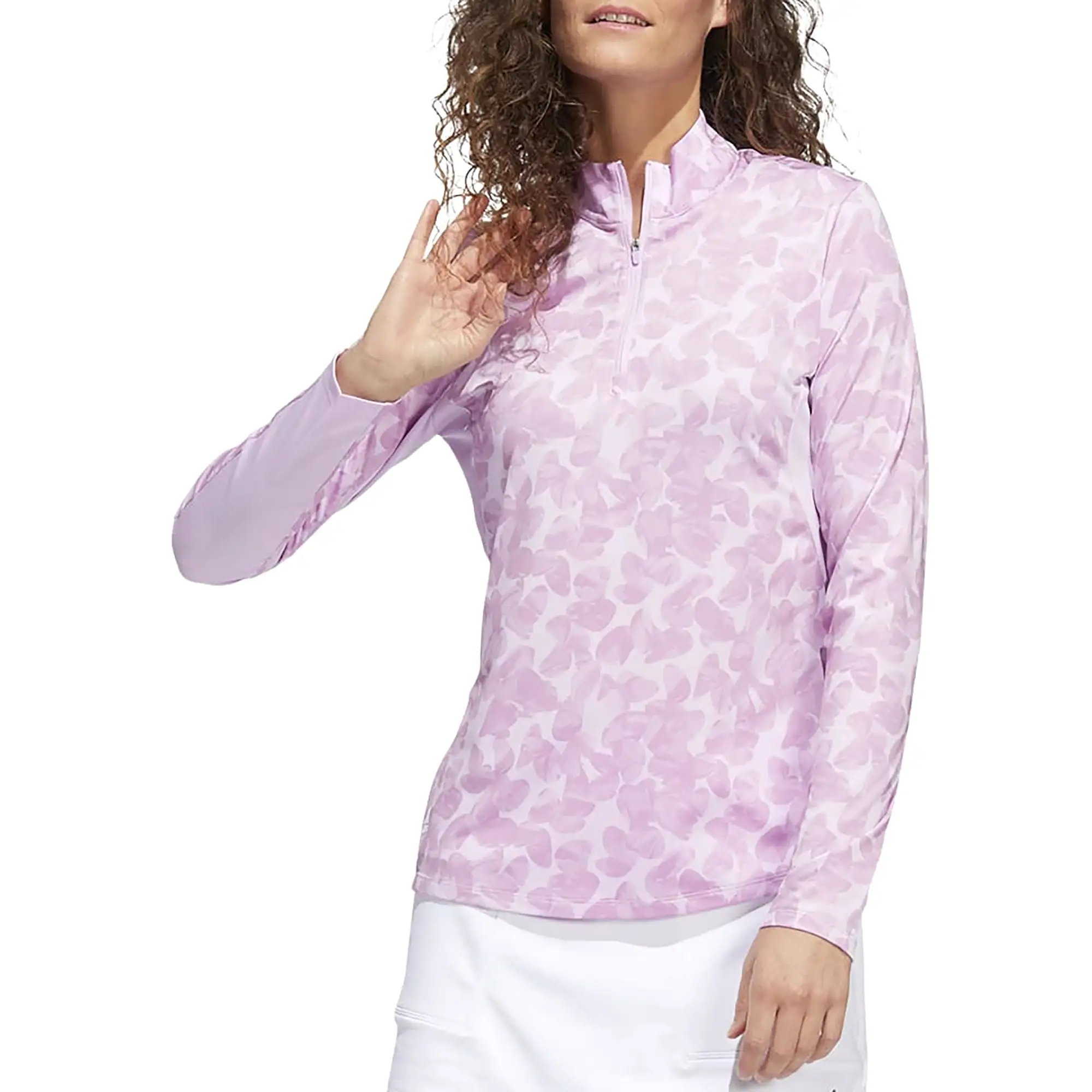 Adidas Women's Ultimate365 Polo Long-Sleeve Top