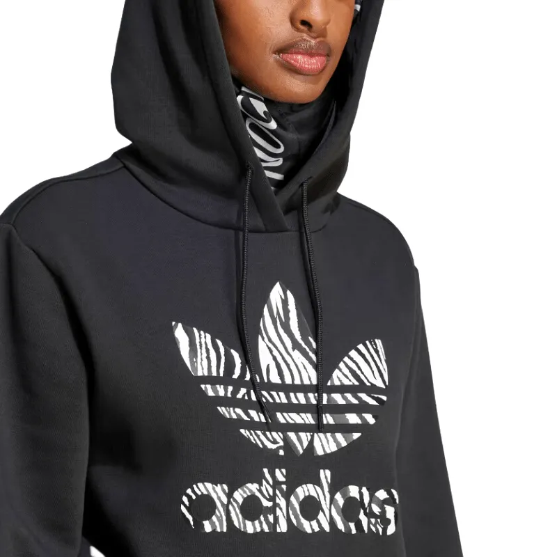 adidas ZEBRA ANIMAL PRINT INFILL HOODIE - Women's