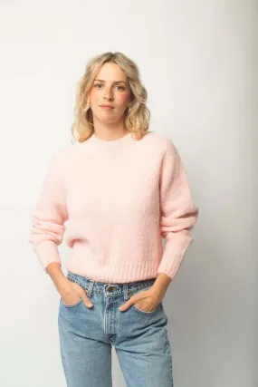 Alpaca Pullover Sweater - pink