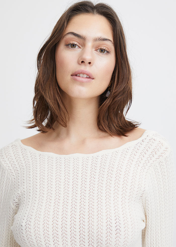 Atelier Rêve Fanto LS Knit Pullover - Birch