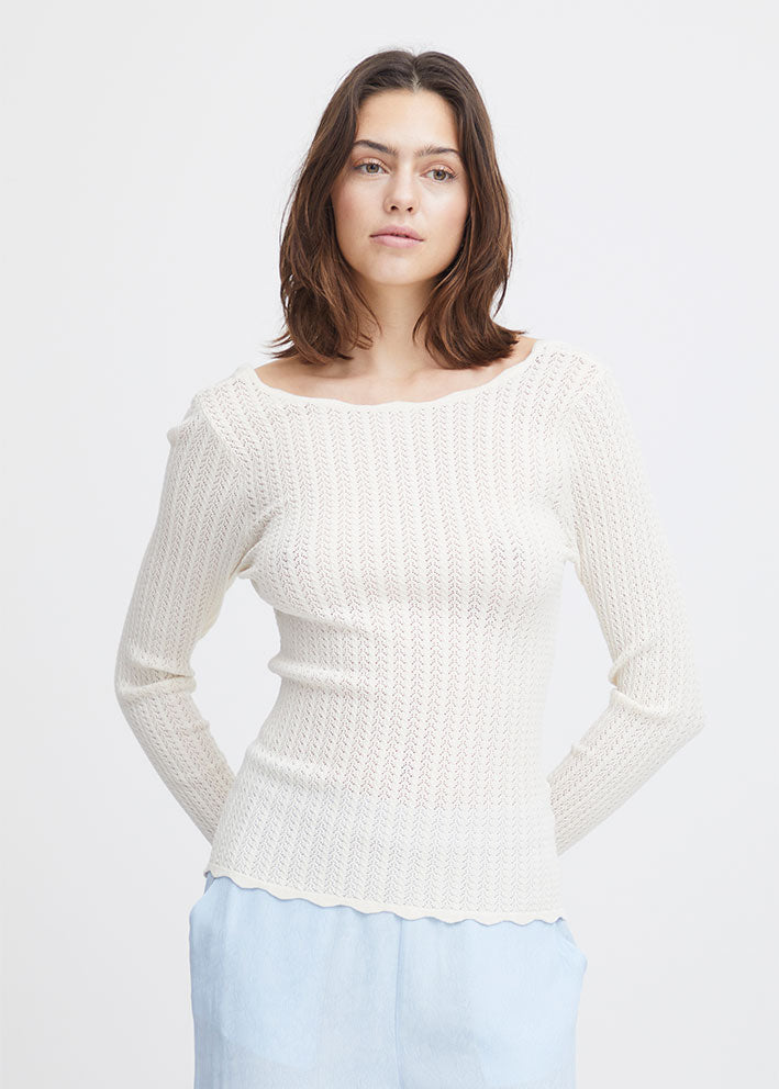 Atelier Rêve Fanto LS Knit Pullover - Birch