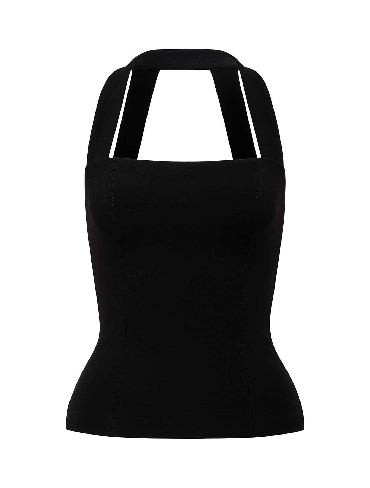 Bethany Halter Neck Crepe Top