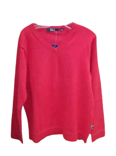 Boys V-Neck Sweater Red