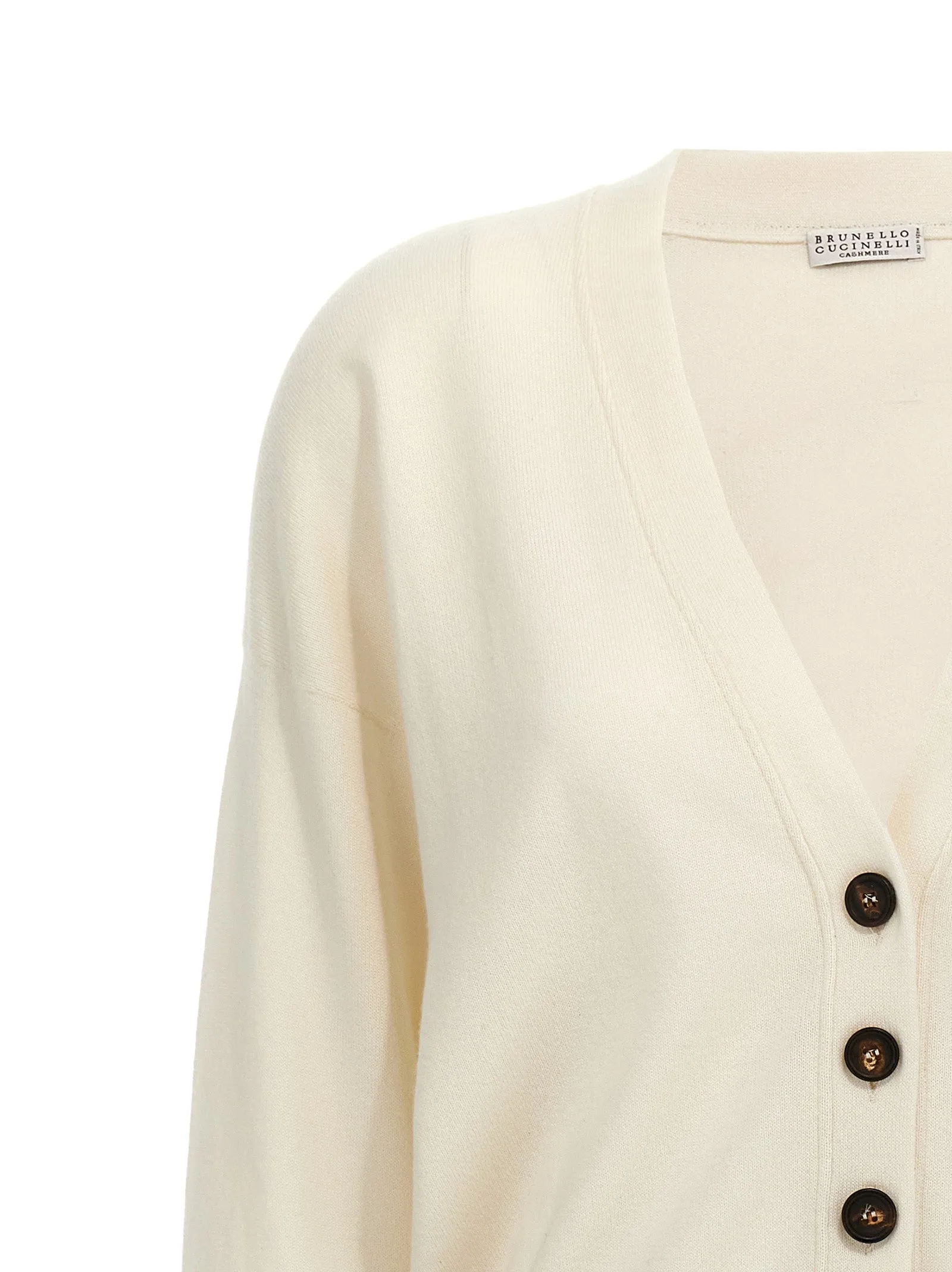 Cashmere Cardigan Sweater, Cardigans White