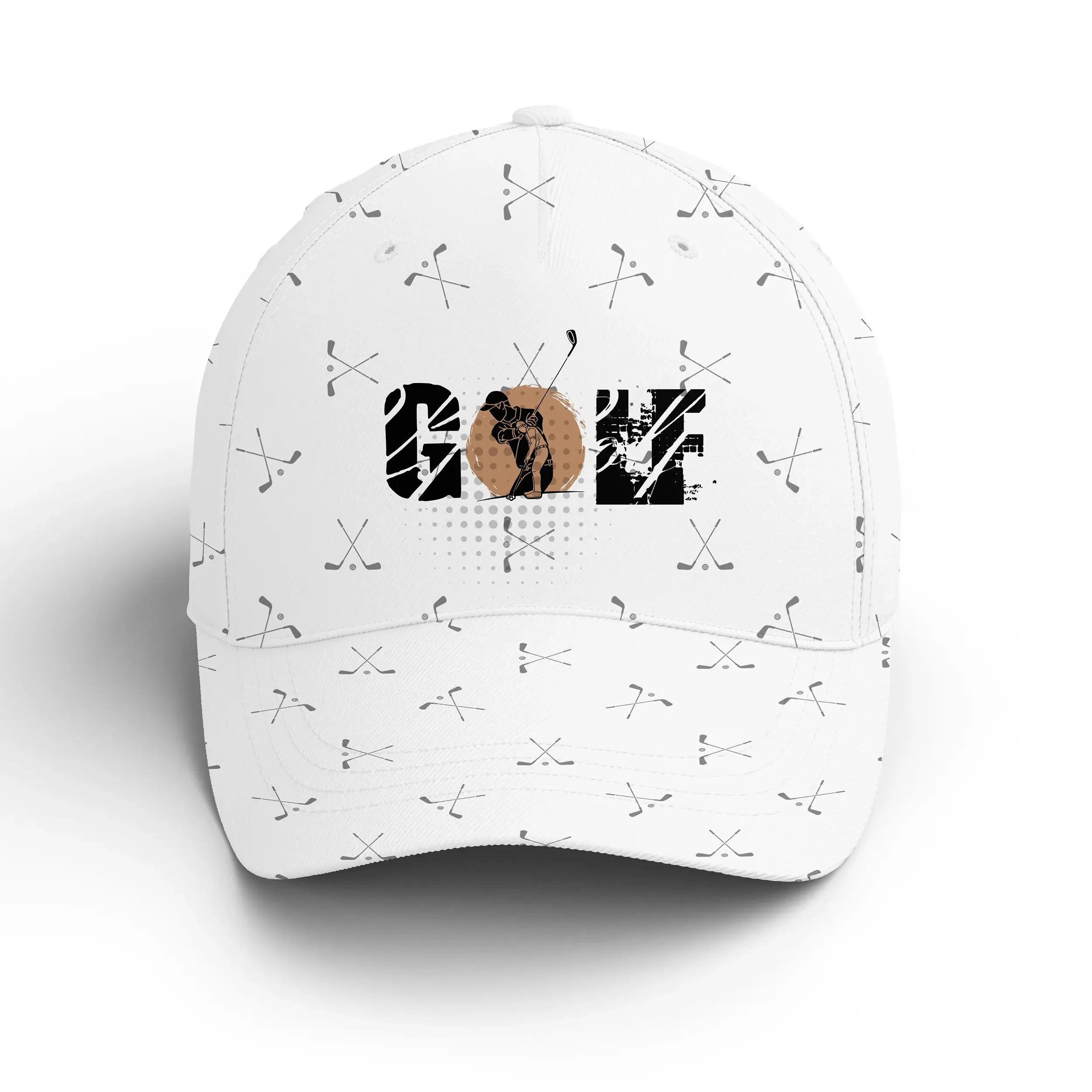 Casquette De Golf Performance, Cadeau Idéal Pour Fans De Golf, Motif Club De Golf - CT01092212