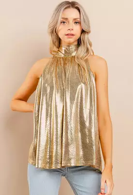 Champagne Halter Top