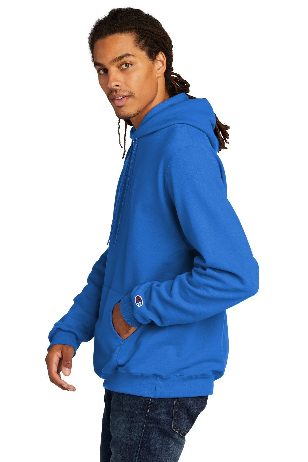 Champion Eco Fleece Pullover Hoodie S700 Royal Blue