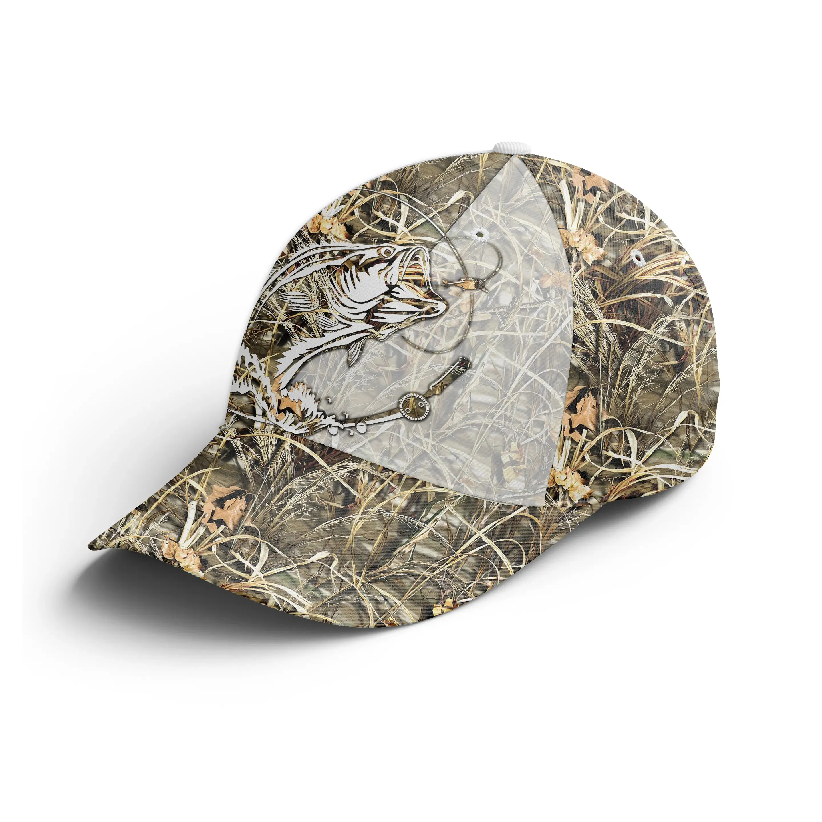 Chiptshirts-Casquette Pour Pêcheur, Pêche du Bar, Cadeau Idéal pour Fans de Pêche, Camouflage - CTS11062233