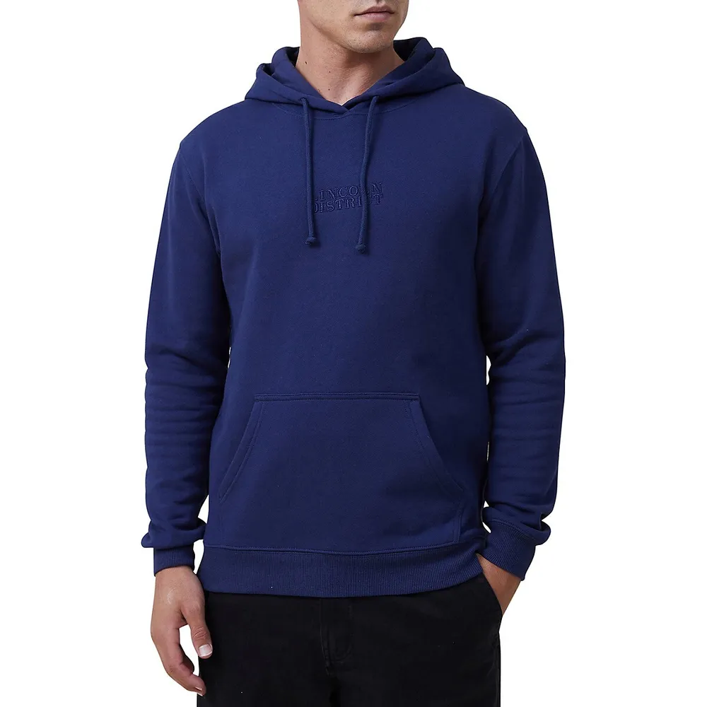 Cotton On Graphic Fleece Pullover Hoodie