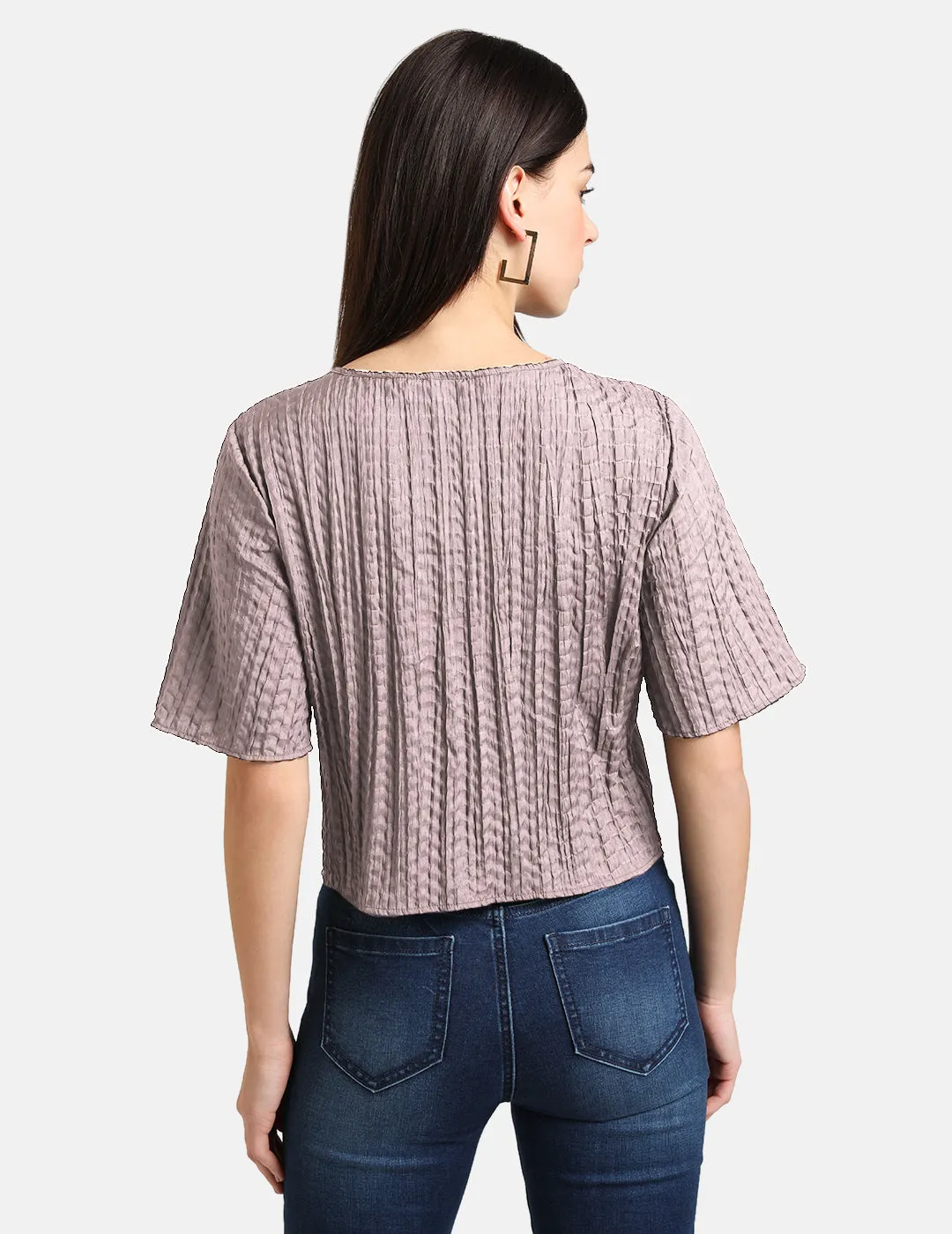 Crushed Half Sleeves Shirt