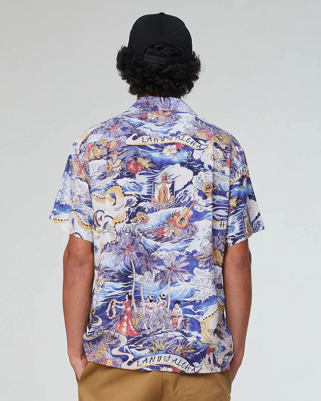 EAT DUST Aloha Japanese Fabric Mahala Rayon S/S Shirt