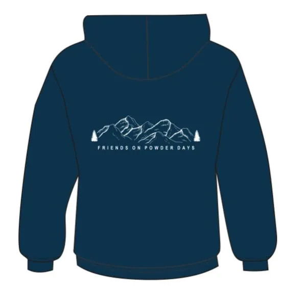 Friends On Powder Days Kids Ski/Snowboard Hoodie - Unisex