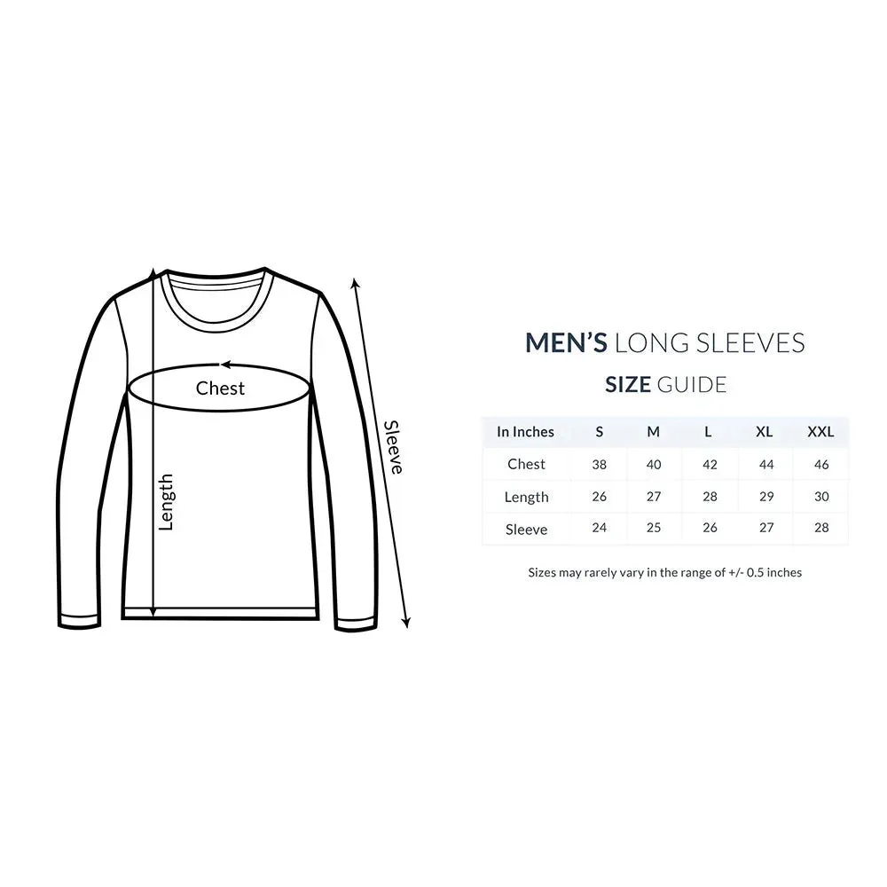 Graphic Print Full Sleeves T-shirt for Men