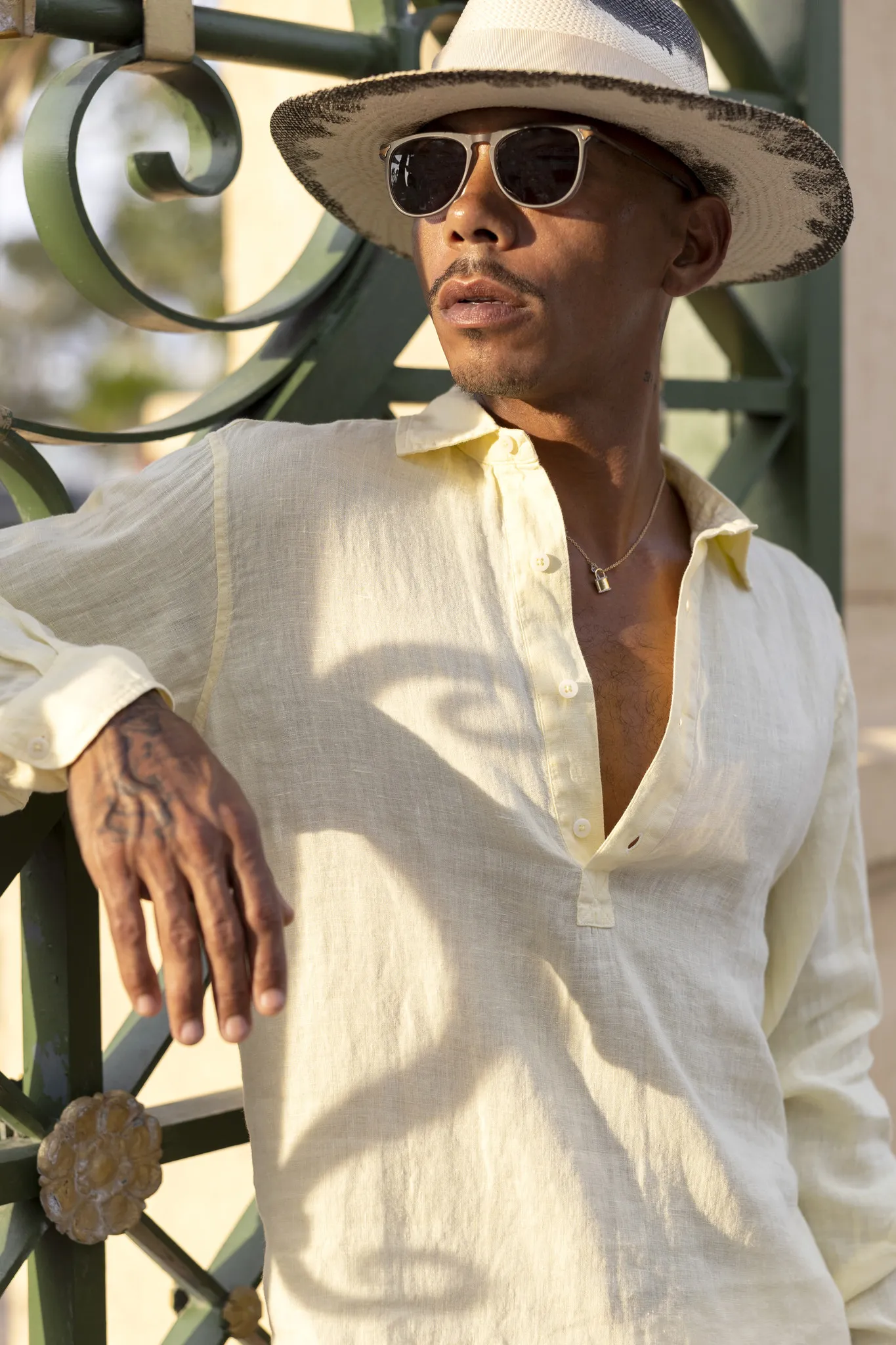 Hoffman Linen Shirt in Limoncello