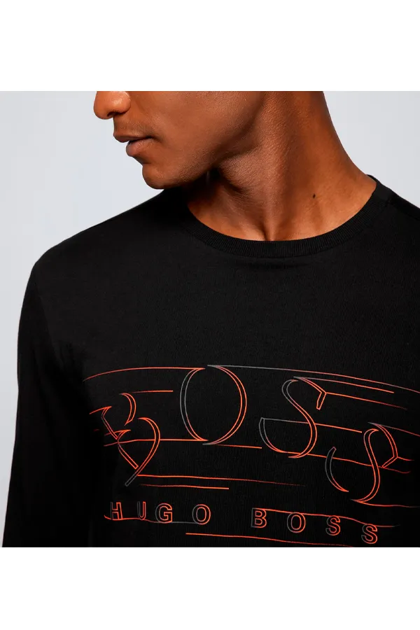 Hugo Boss Big Logo L/S Tee Black