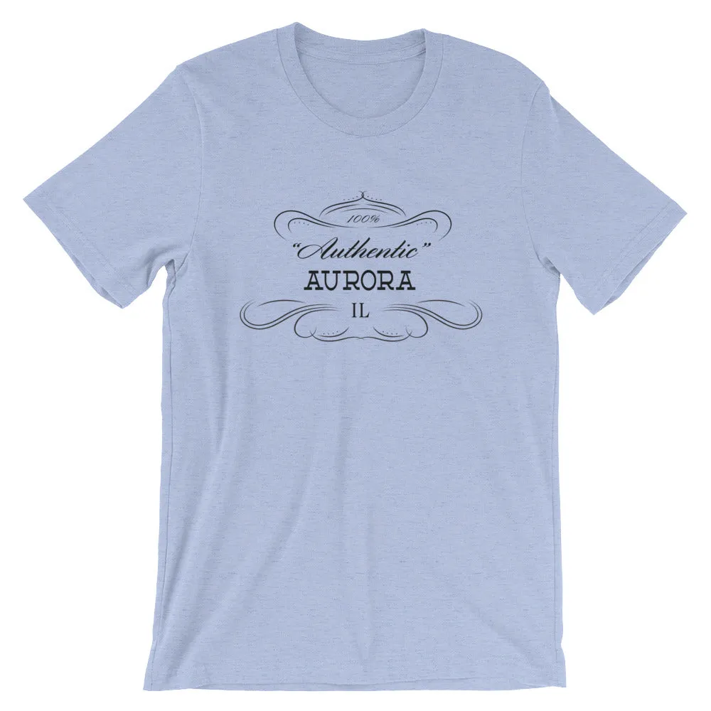 Illinois - Aurora IL - Short-Sleeve Unisex T-Shirt - Authentic