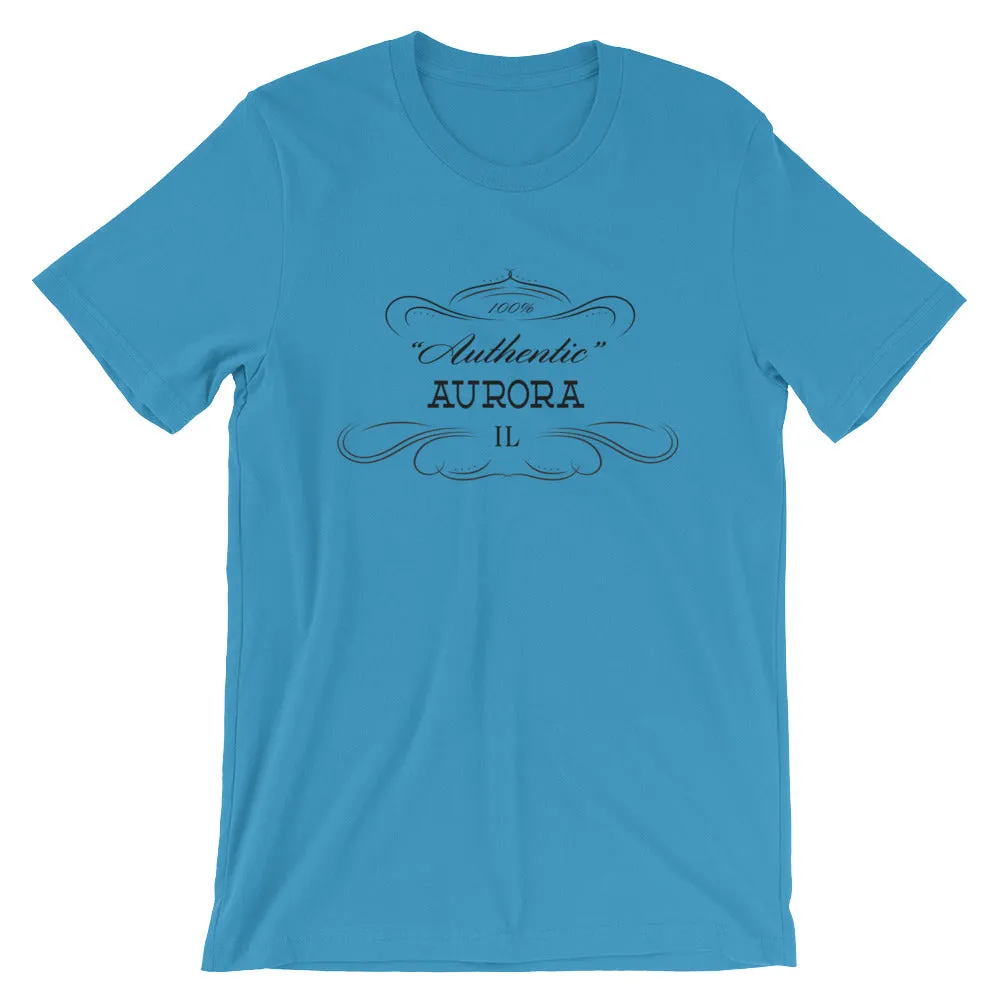 Illinois - Aurora IL - Short-Sleeve Unisex T-Shirt - Authentic