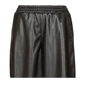 Karl Lagerfeld - PERFORATED FAUX LEATHER SHORTS