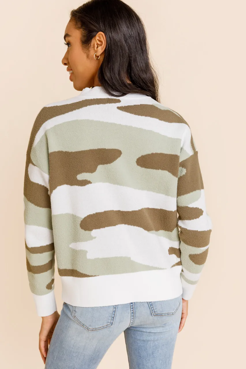 Lue Camo Pullover Sweater