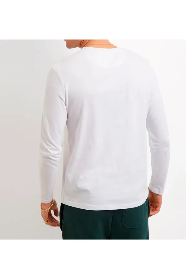 Lyle & Scott L/S Tee White