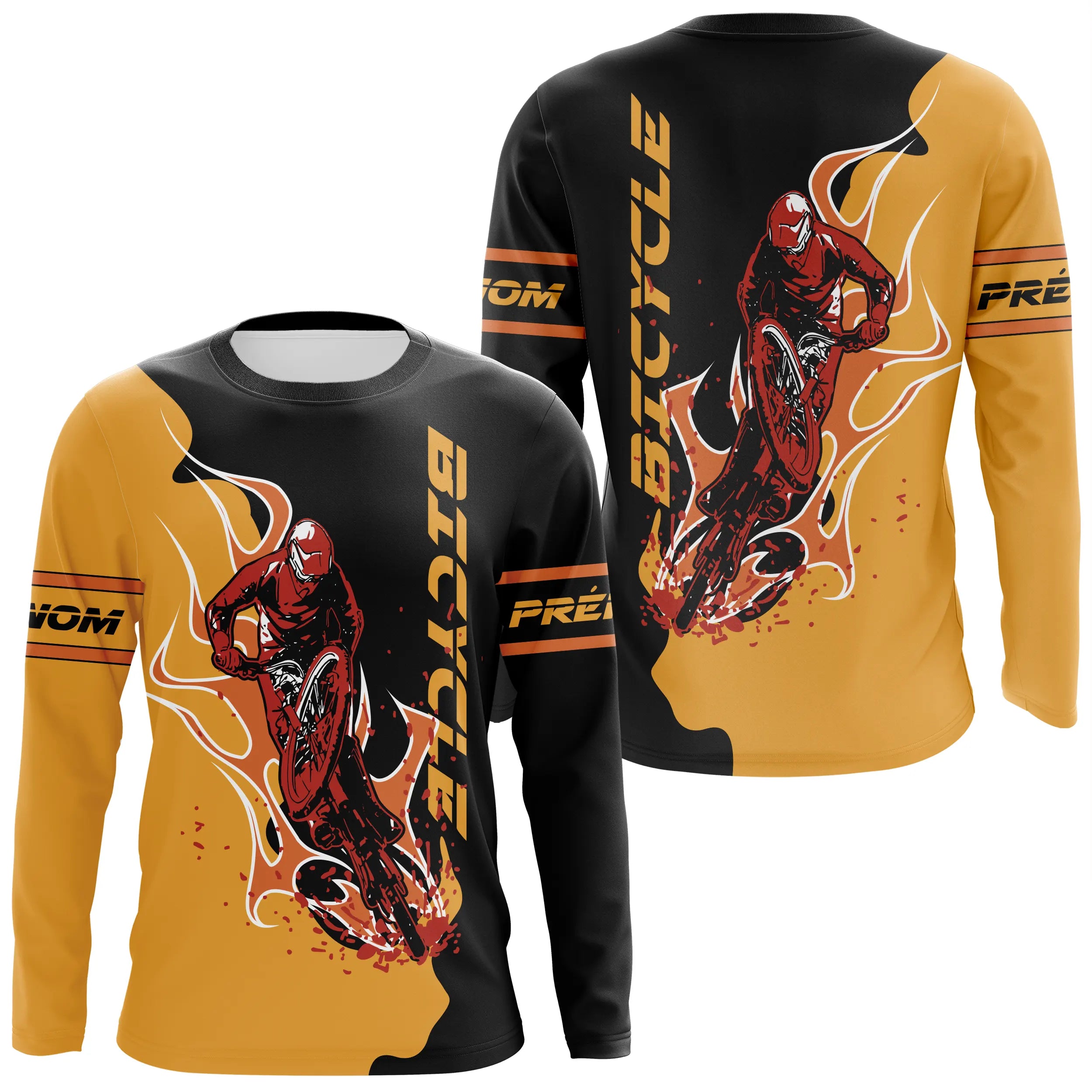 Maillot De Cyclisme Personnalisé, Cadeau Idéal Cycliste Et Fans De Vélo - CT07022436