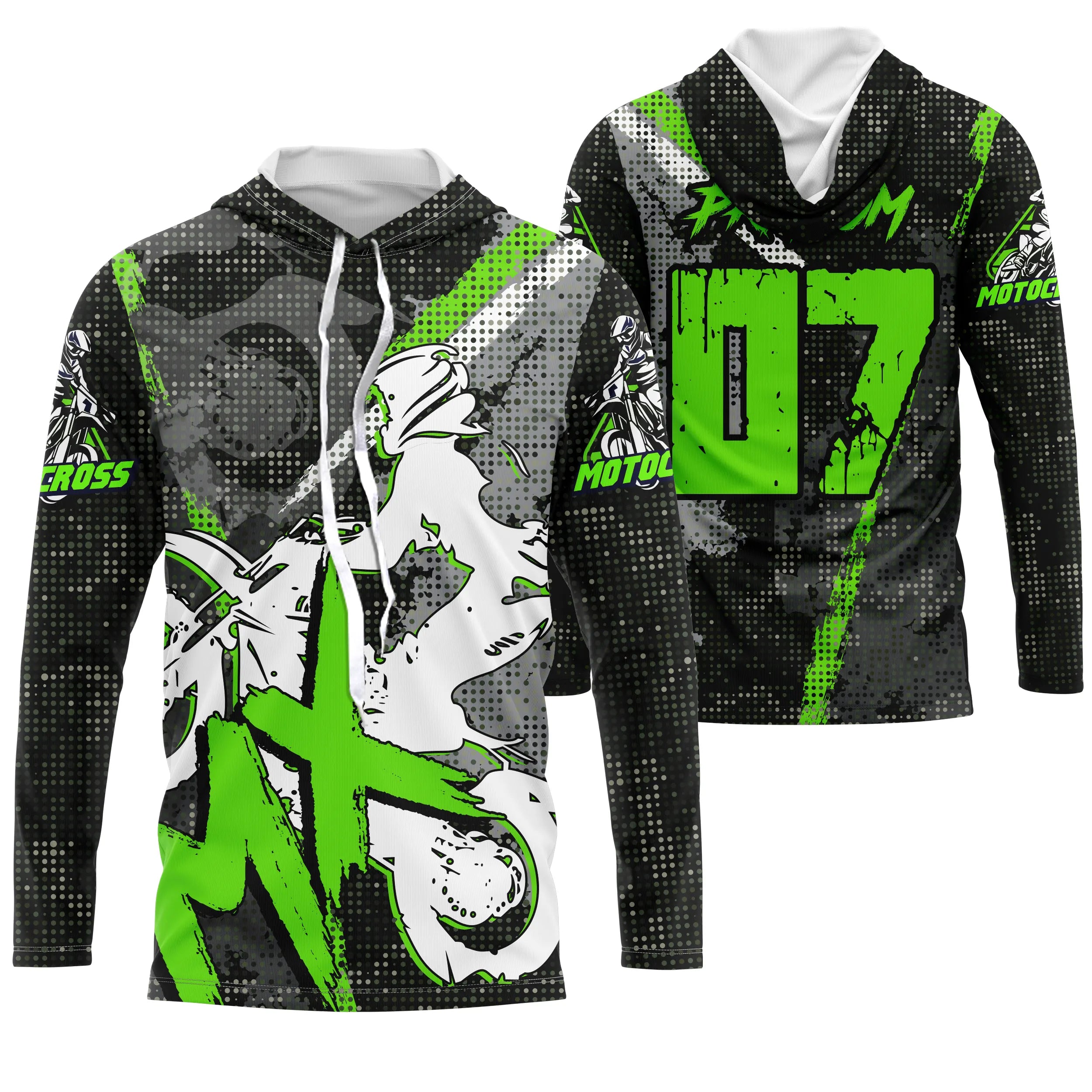 Maillot Moto Cross Personnalisé, Dirt Bike, Cadeau Idéal Fan De Motos Tout-Terrain - CT17122228