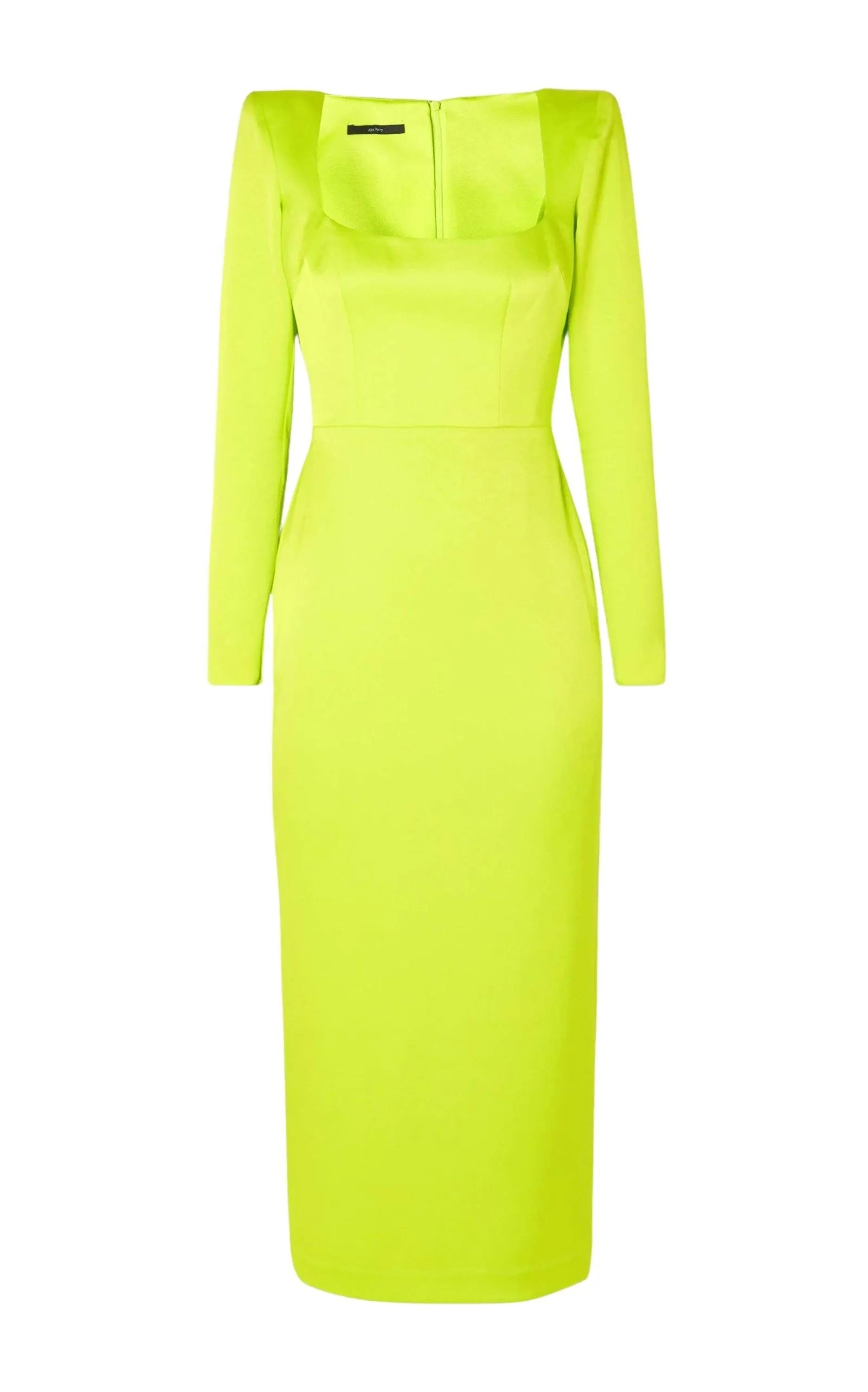 Manor Strong-Shoulder Midi Dress