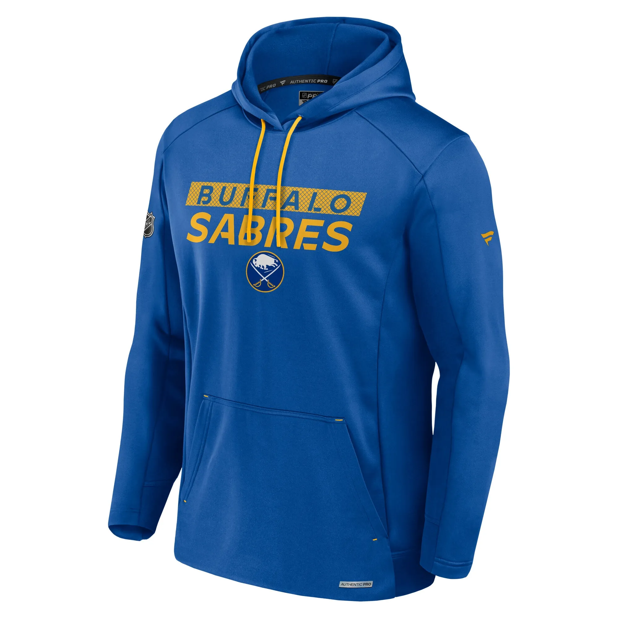 Men's Buffalo Sabres  Fanatics Royal Authentic Pro Rink Fleece Pullover Hoodie