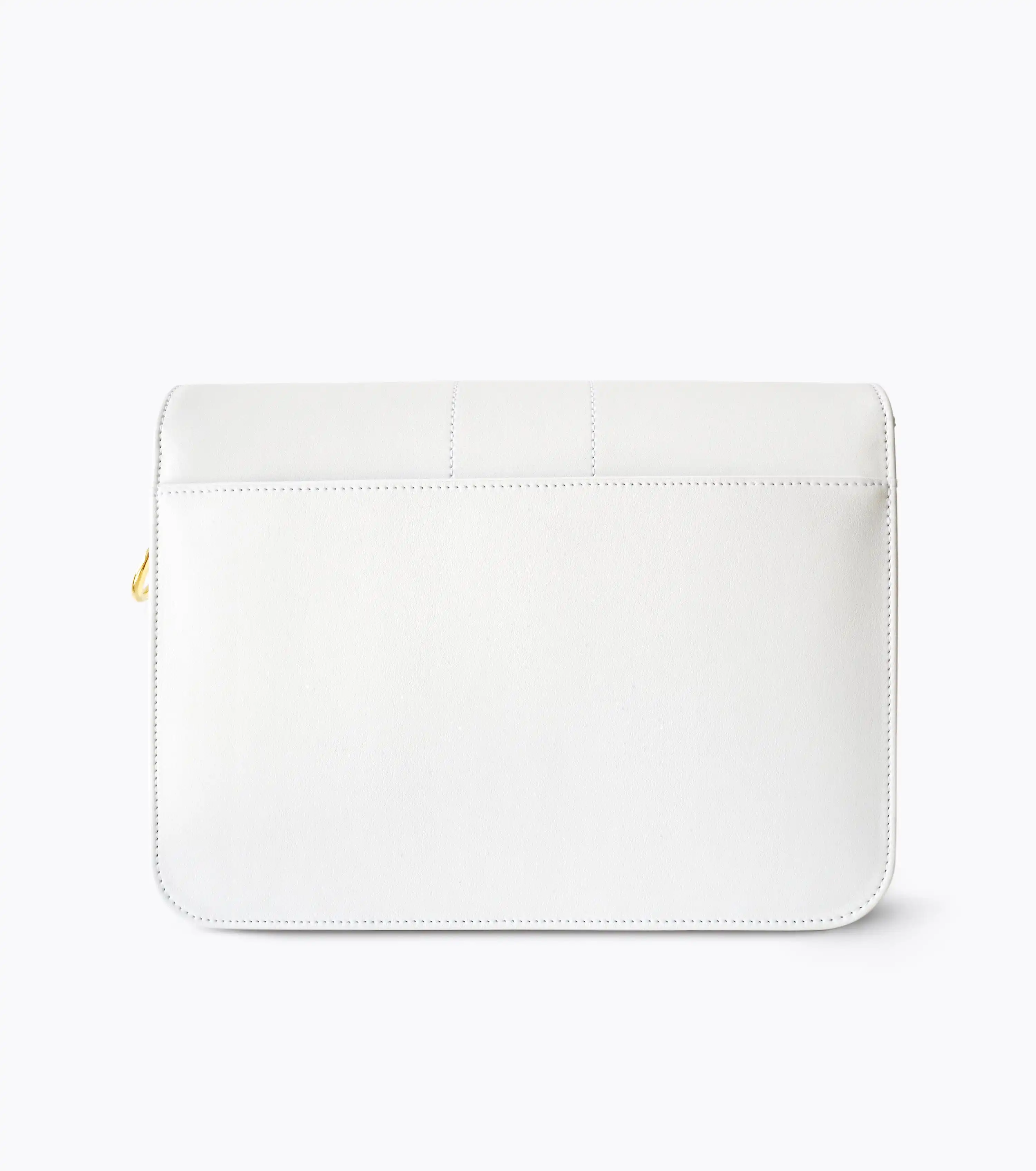 Midi Nomad Apple Leather Vegan Shoulder Bag | White