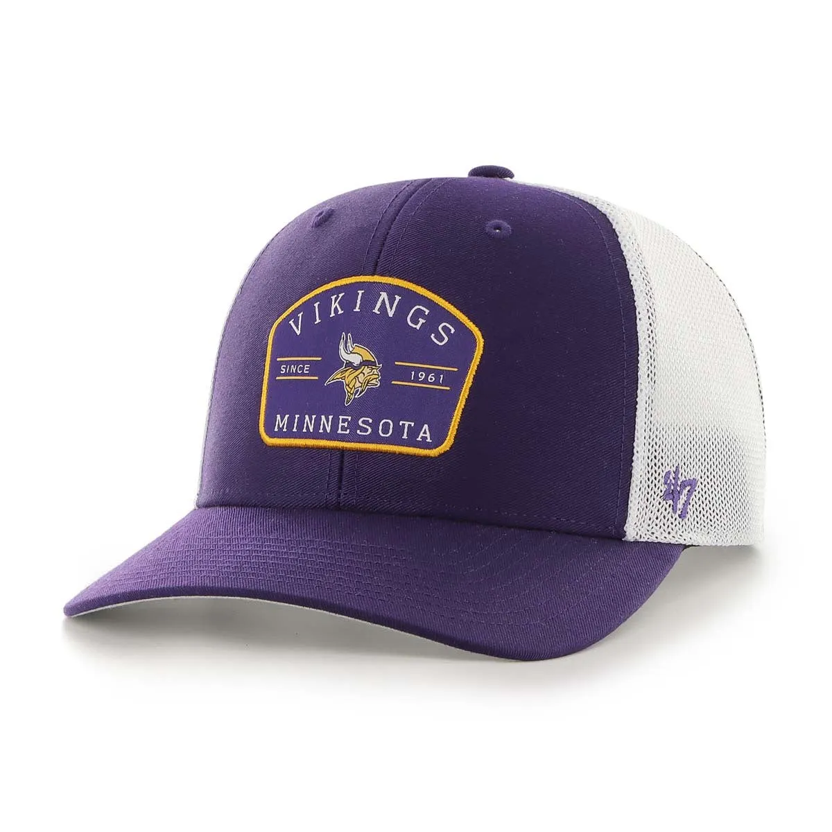 Minnesota Vikings '47 Brand Purple/White Trophy Stretch Fit Hat