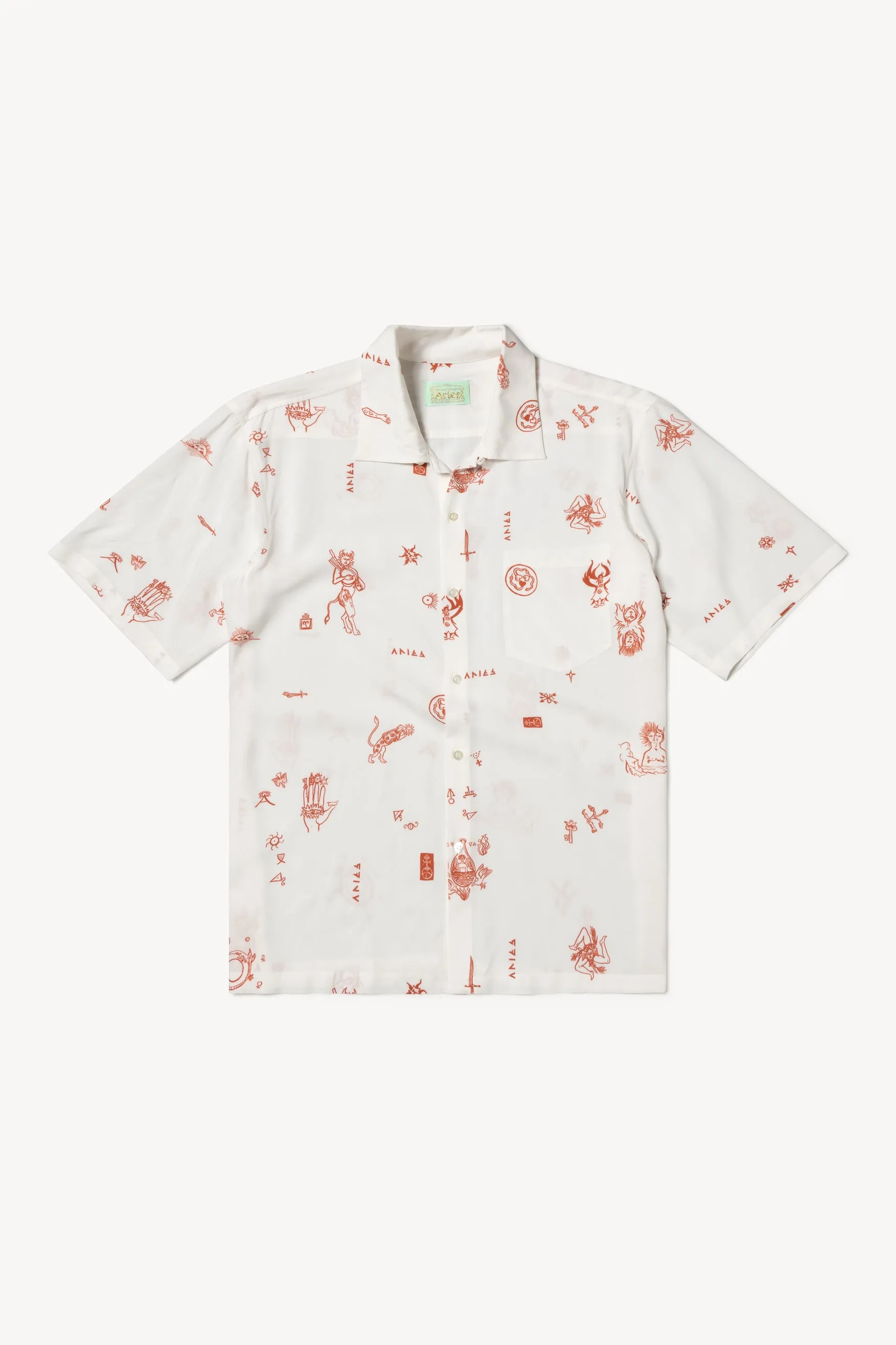 Mystic Print Hawaiian Shirt