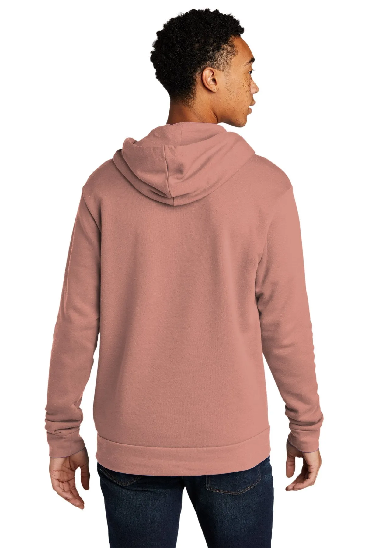 Next Level Unisex Beach Fleece Pullover Hoodie NL9303 Desert Pink