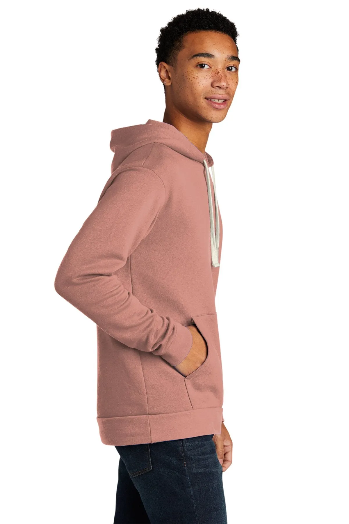 Next Level Unisex Beach Fleece Pullover Hoodie NL9303 Desert Pink