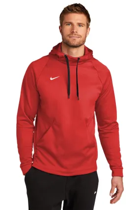 Nike Therma-FIT Pullover Fleece Hoodie Team Scarlet CN9473