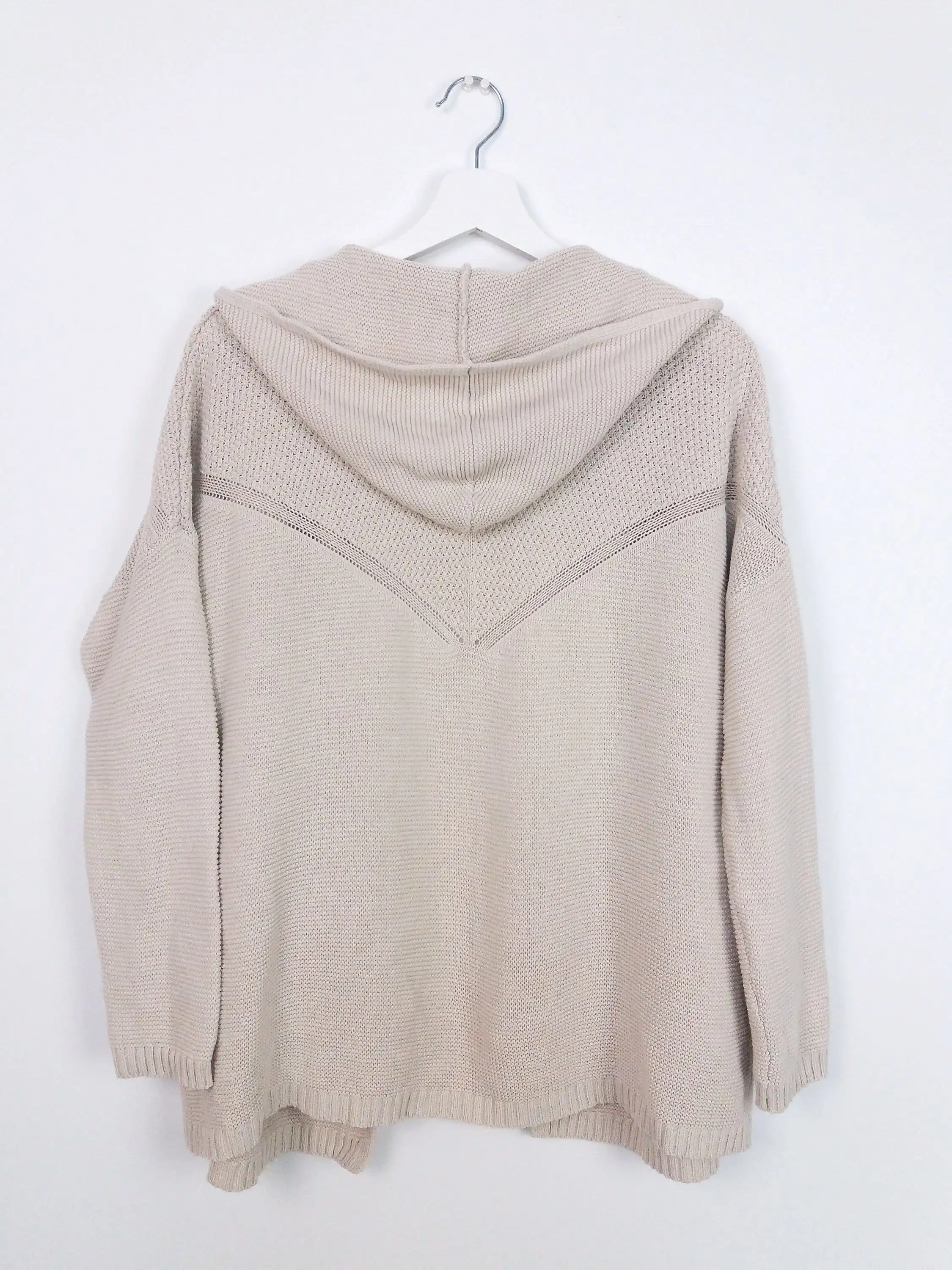 OLIVE & OAK Hooded Open Cardigan - size XL