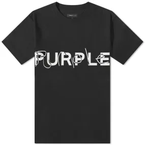 Purple Brand Heavy Logo T-ShirtBlack