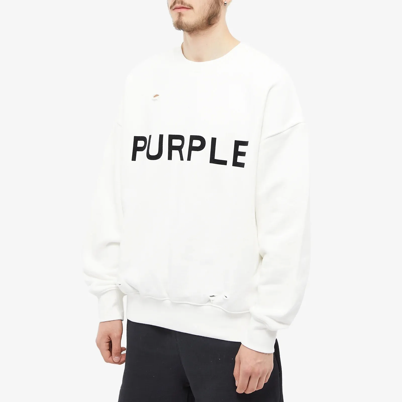 PURPLE BRAND  |Unisex Street Style Plain Logo T-Shirts